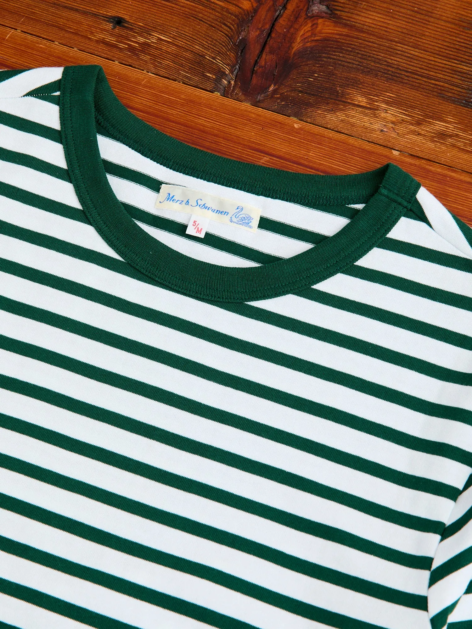 2M14 "Good Originals" 7.9oz Relaxed T-Shirt in Green/White