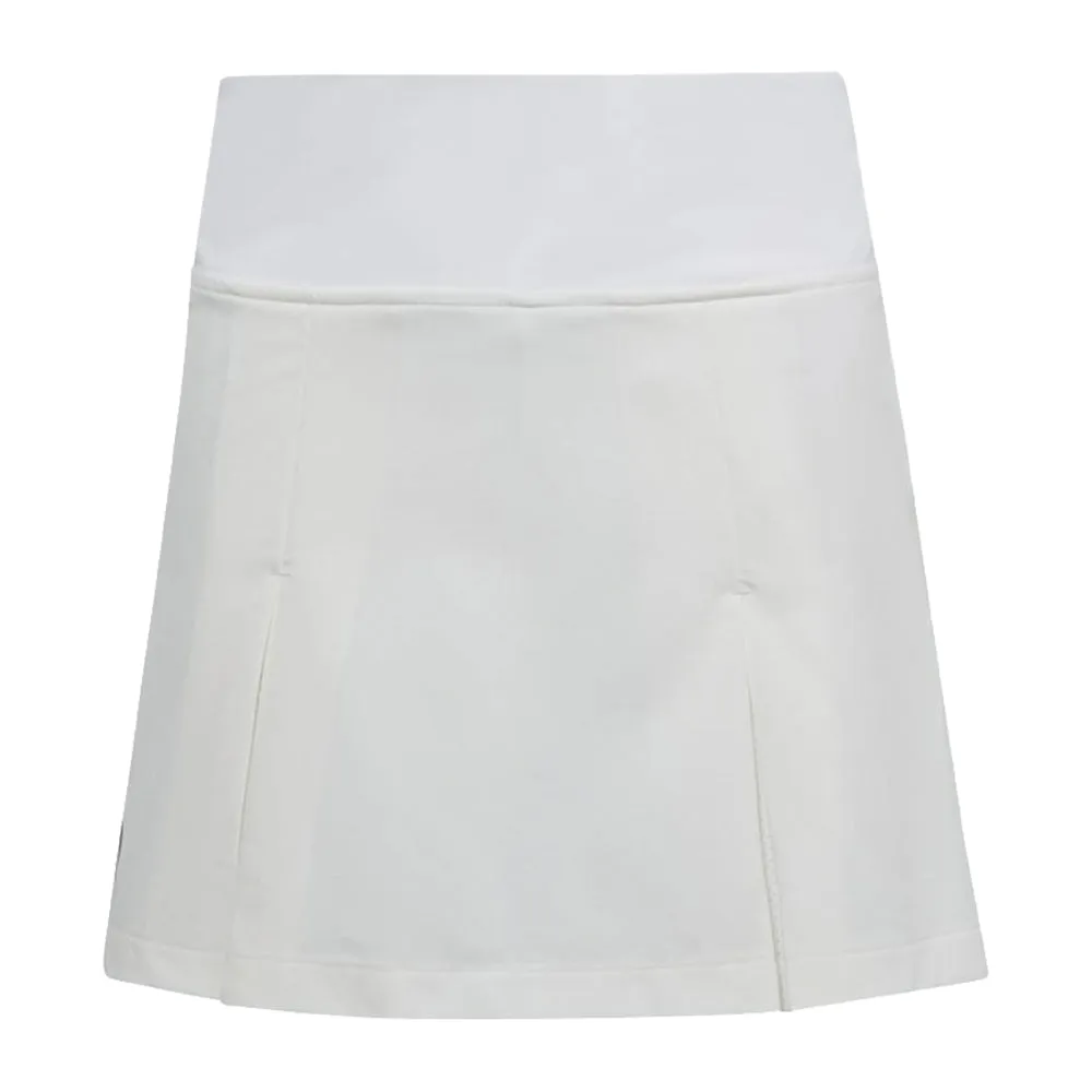 Adidas Pleated Tennis Skirt (Girls) - White