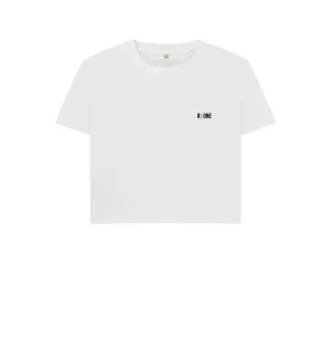 B-Relaxed Crop T-shirt White