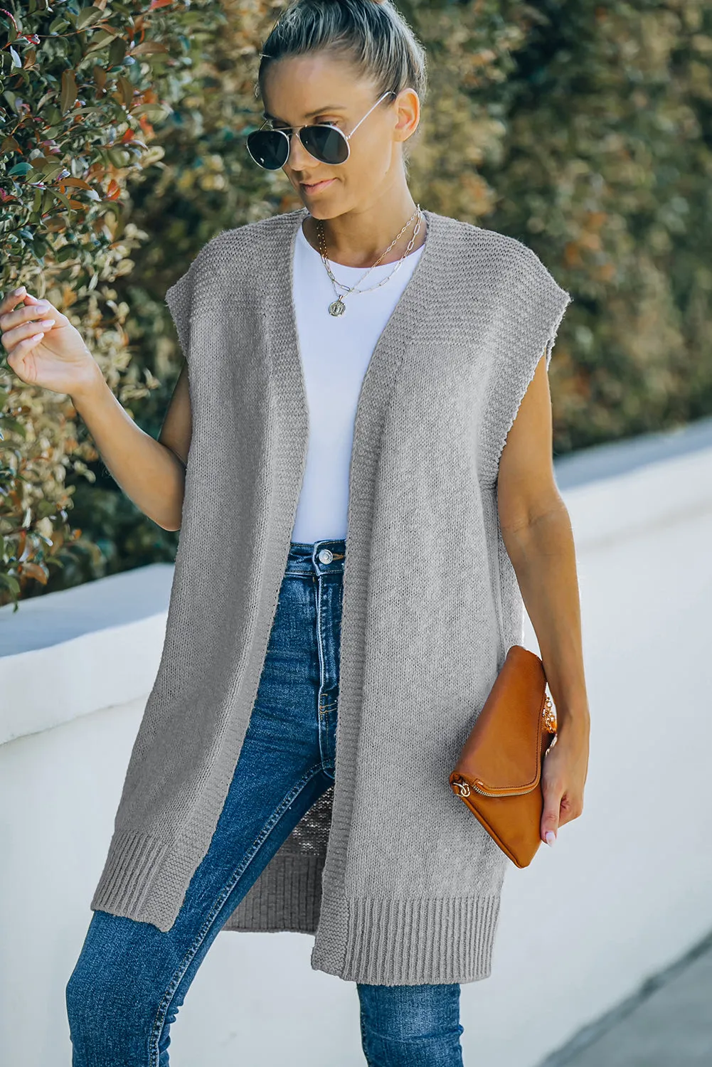 Basic Vest Cardigan Sweater