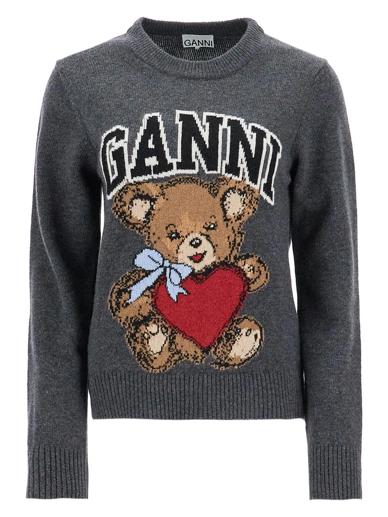 Bear Graphic Knit Sweater