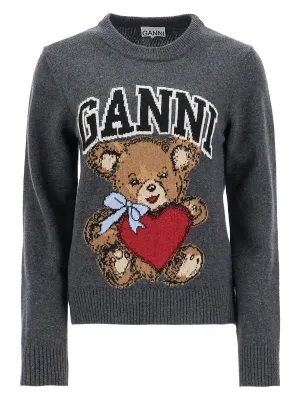 Bear Graphic Knit Sweater