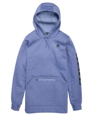 Burton Women's Oak Long Pullover Hoodie - Slate Blue Heather