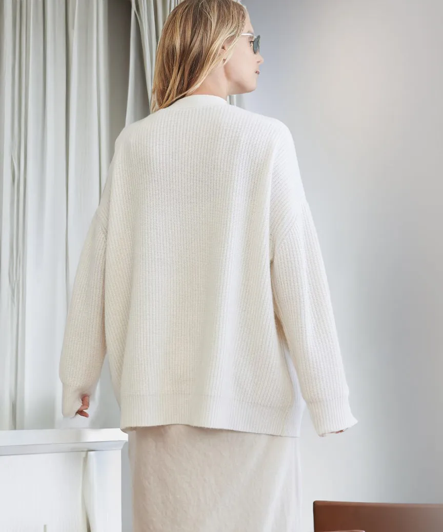 Cashmere cocoon vest