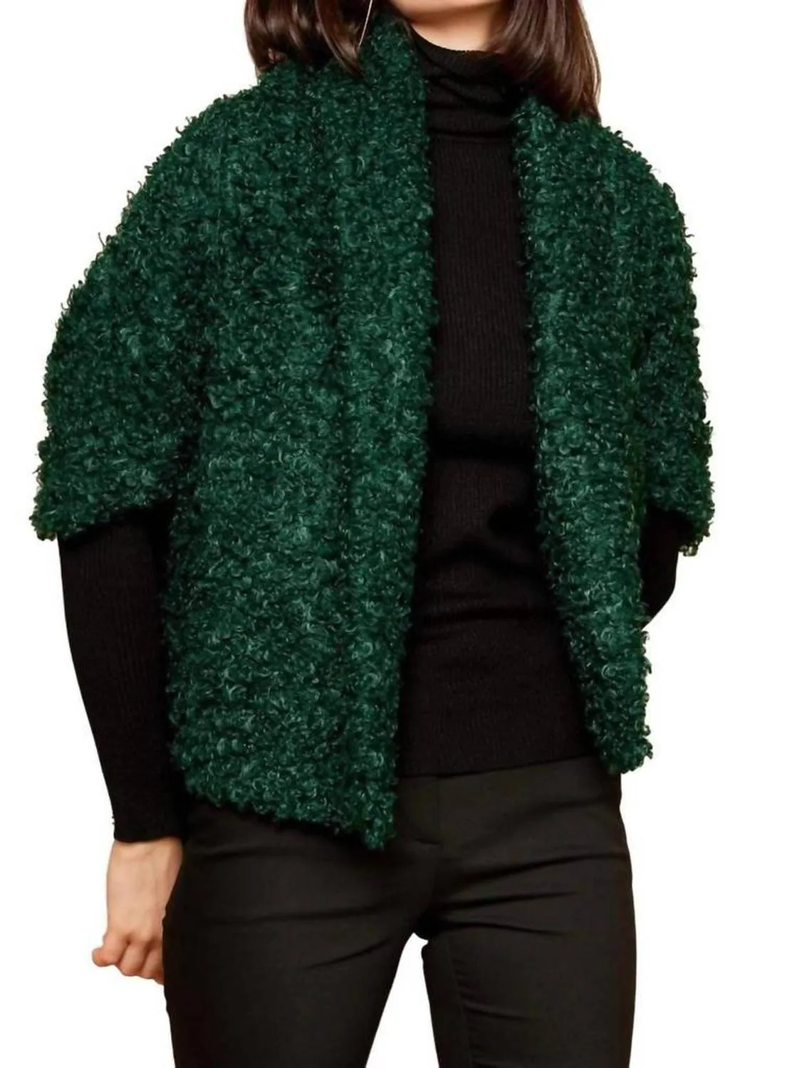 Celeste Cardigan In Emerald Moss