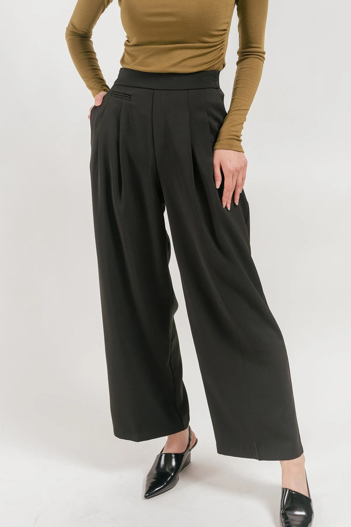 Derissa High Waisted Flare Leg Pants