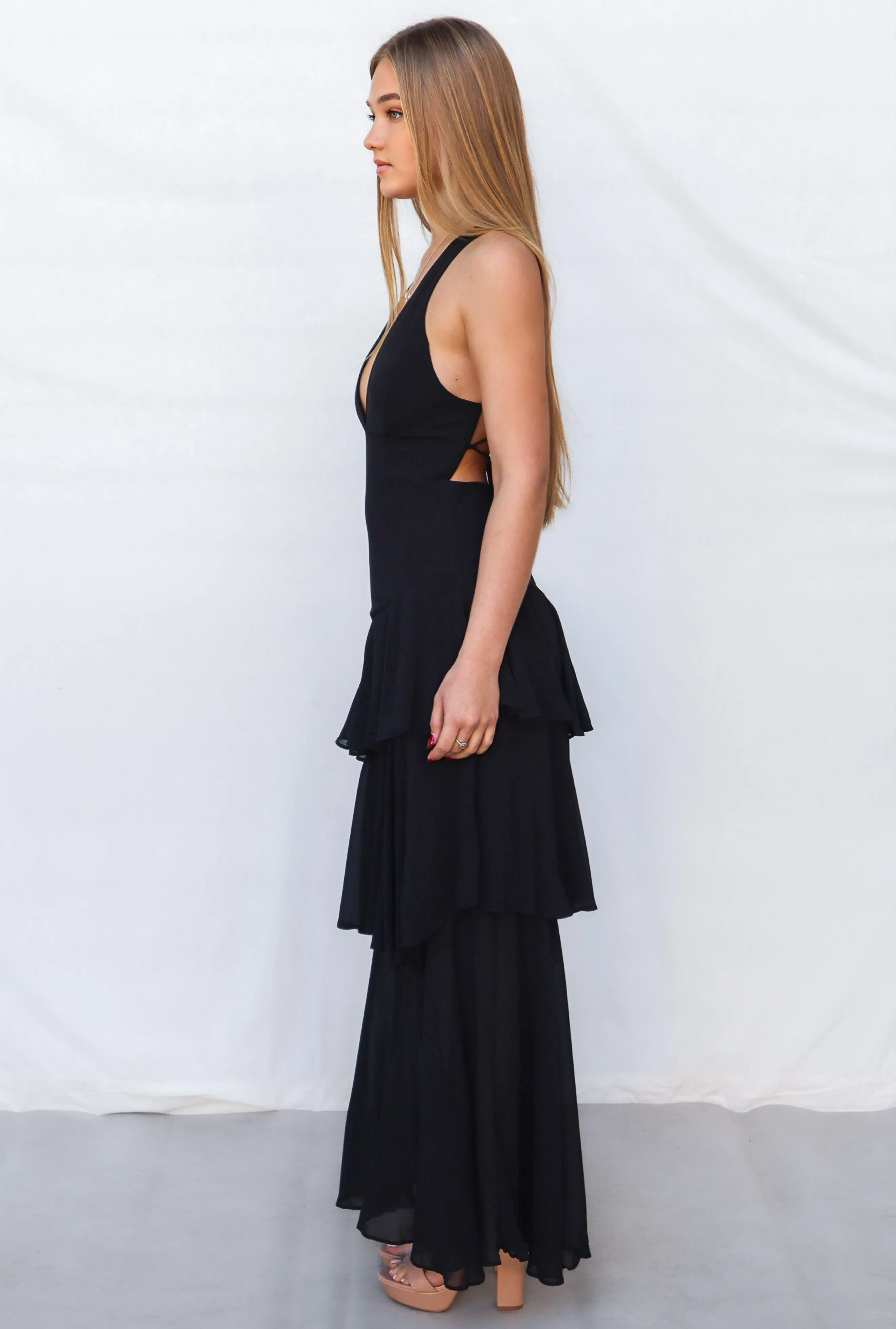 Elleny Maxi Dress - Black