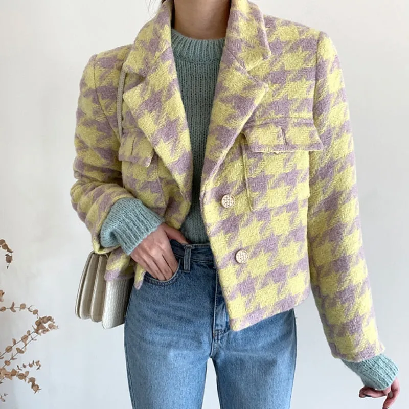 FashionSierra - Vintage Chic Streetwear Short Blazers