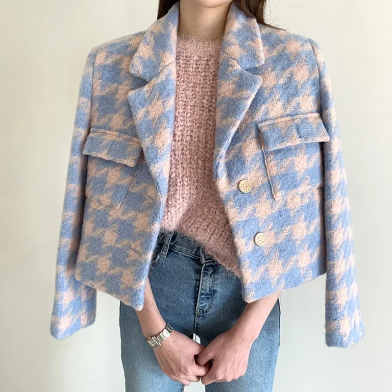 FashionSierra - Vintage Chic Streetwear Short Blazers