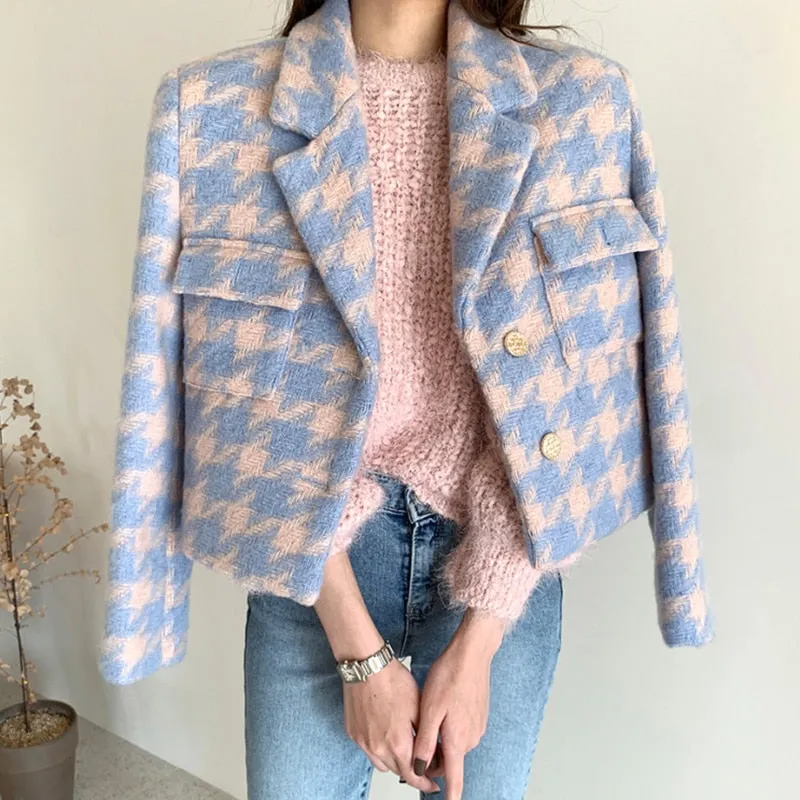 FashionSierra - Vintage Chic Streetwear Short Blazers