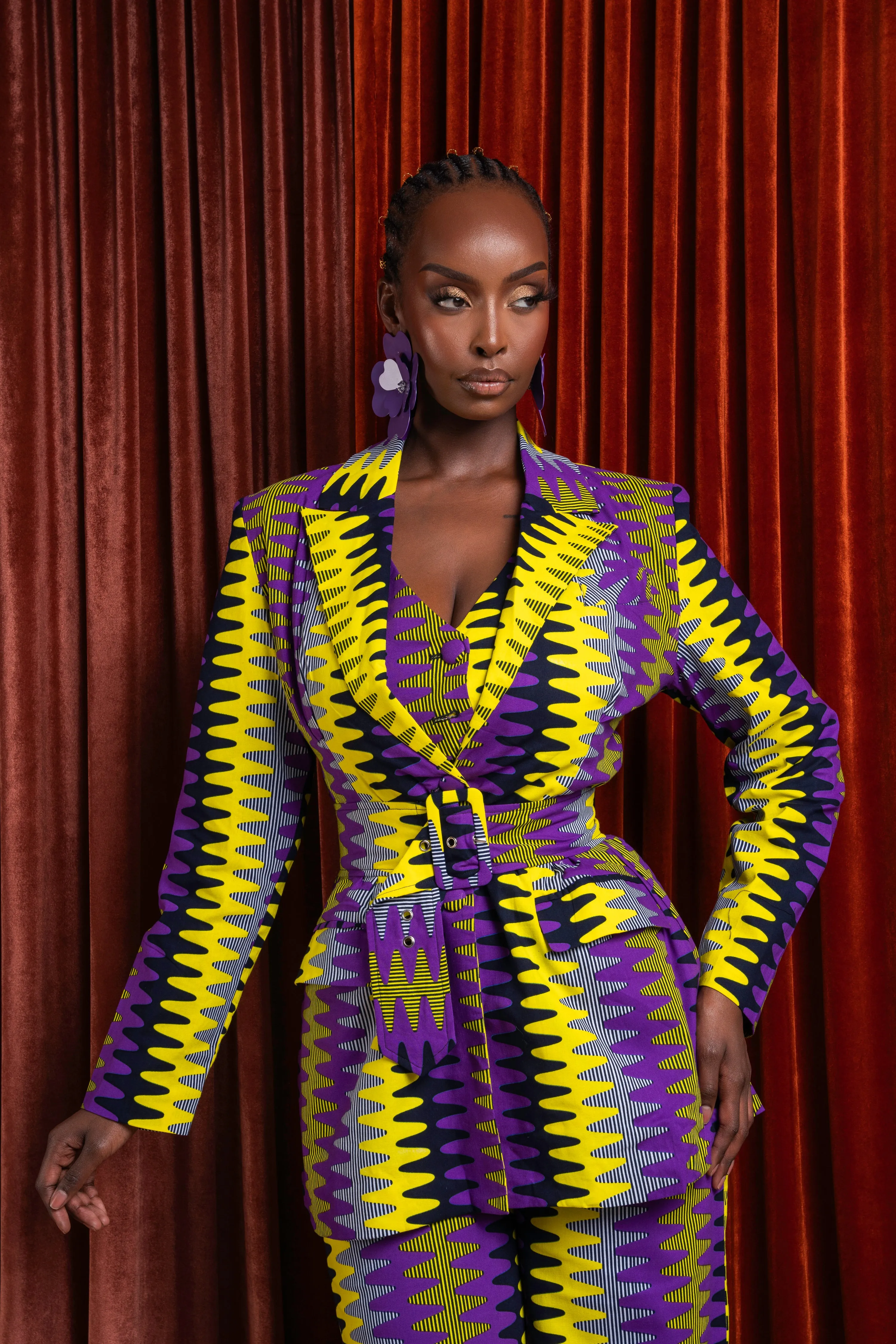 FEMI African print BLAZER