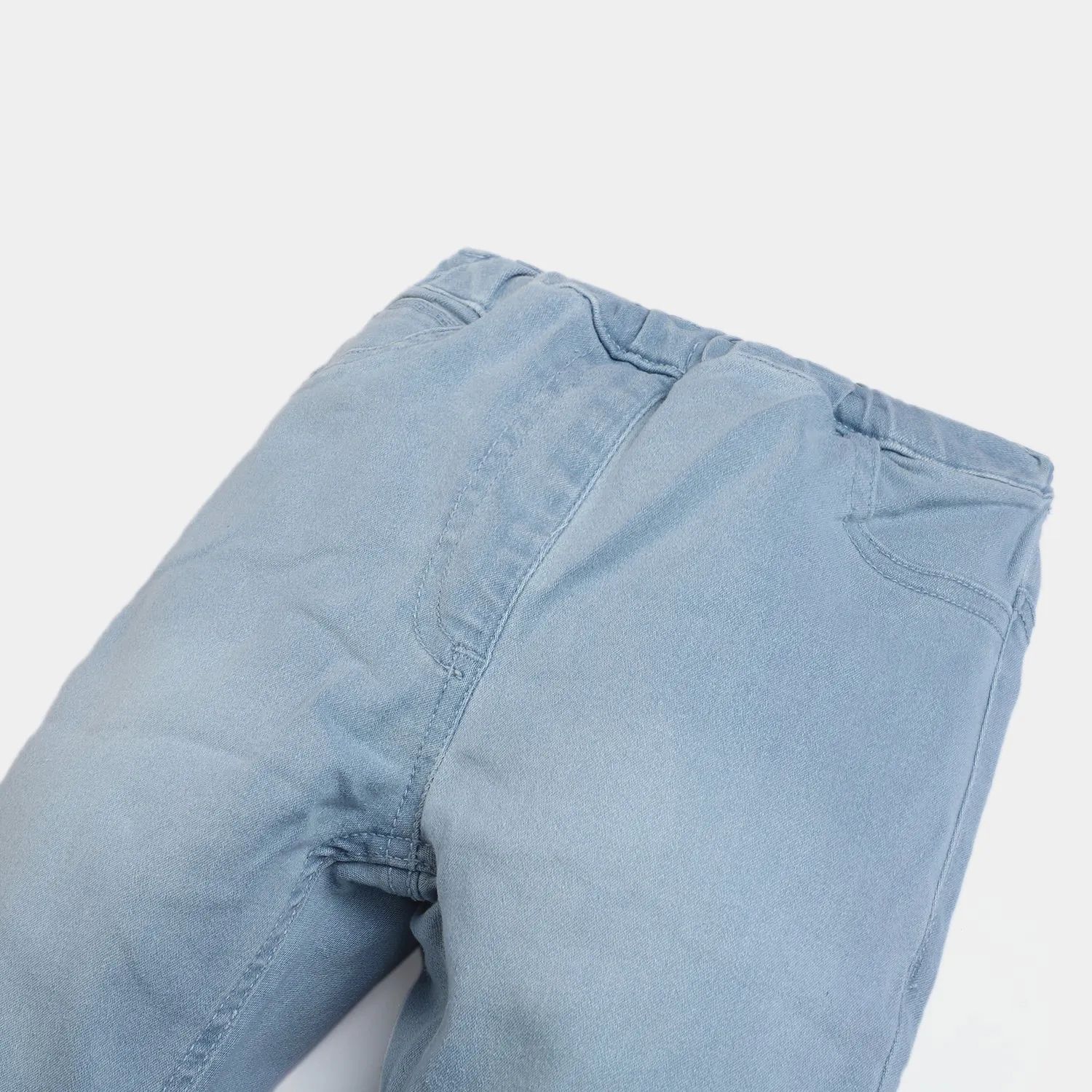 Girls Jegging Denim Basic-Ice Blue