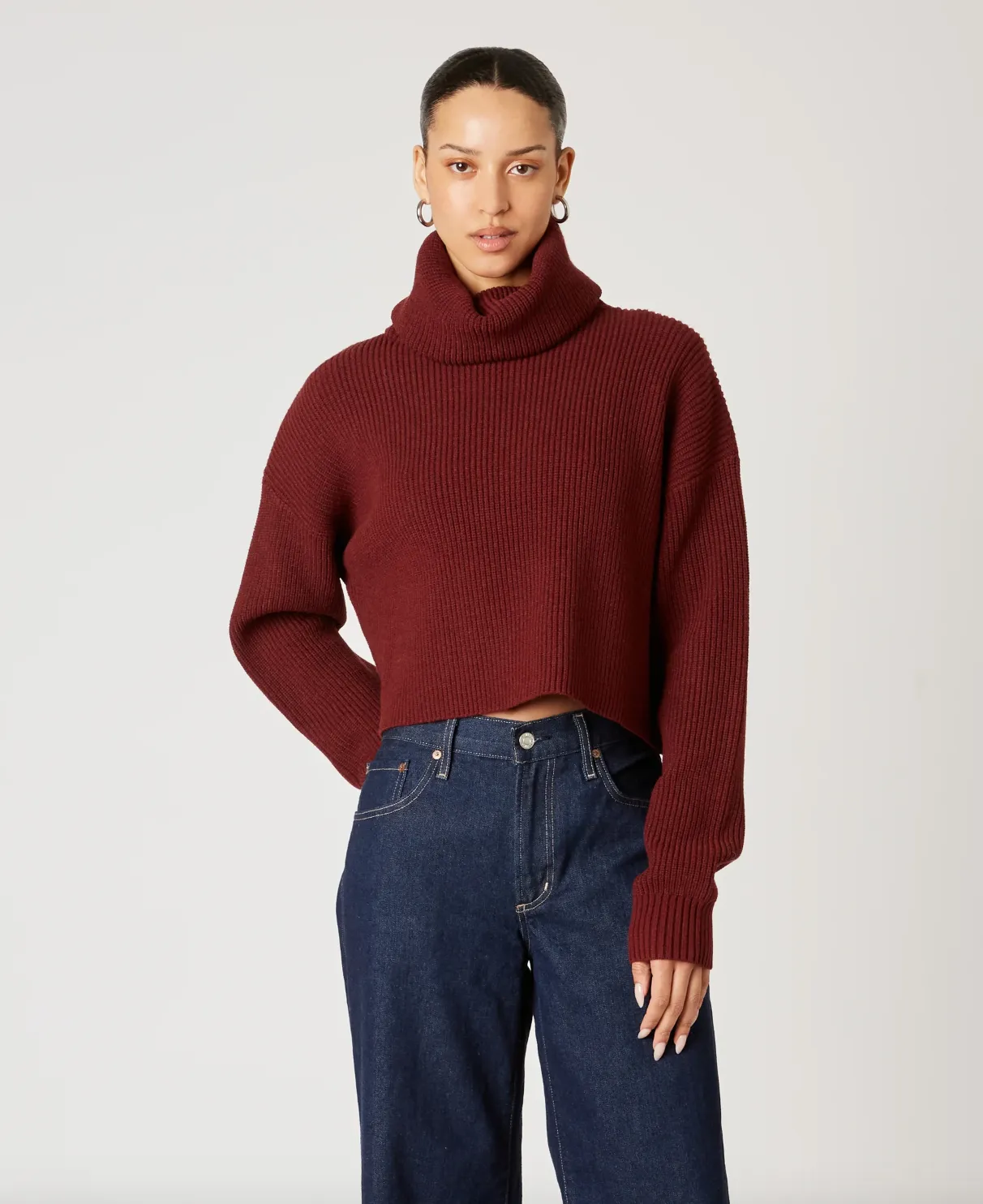 Gstaad Sweater - Cherry Cola