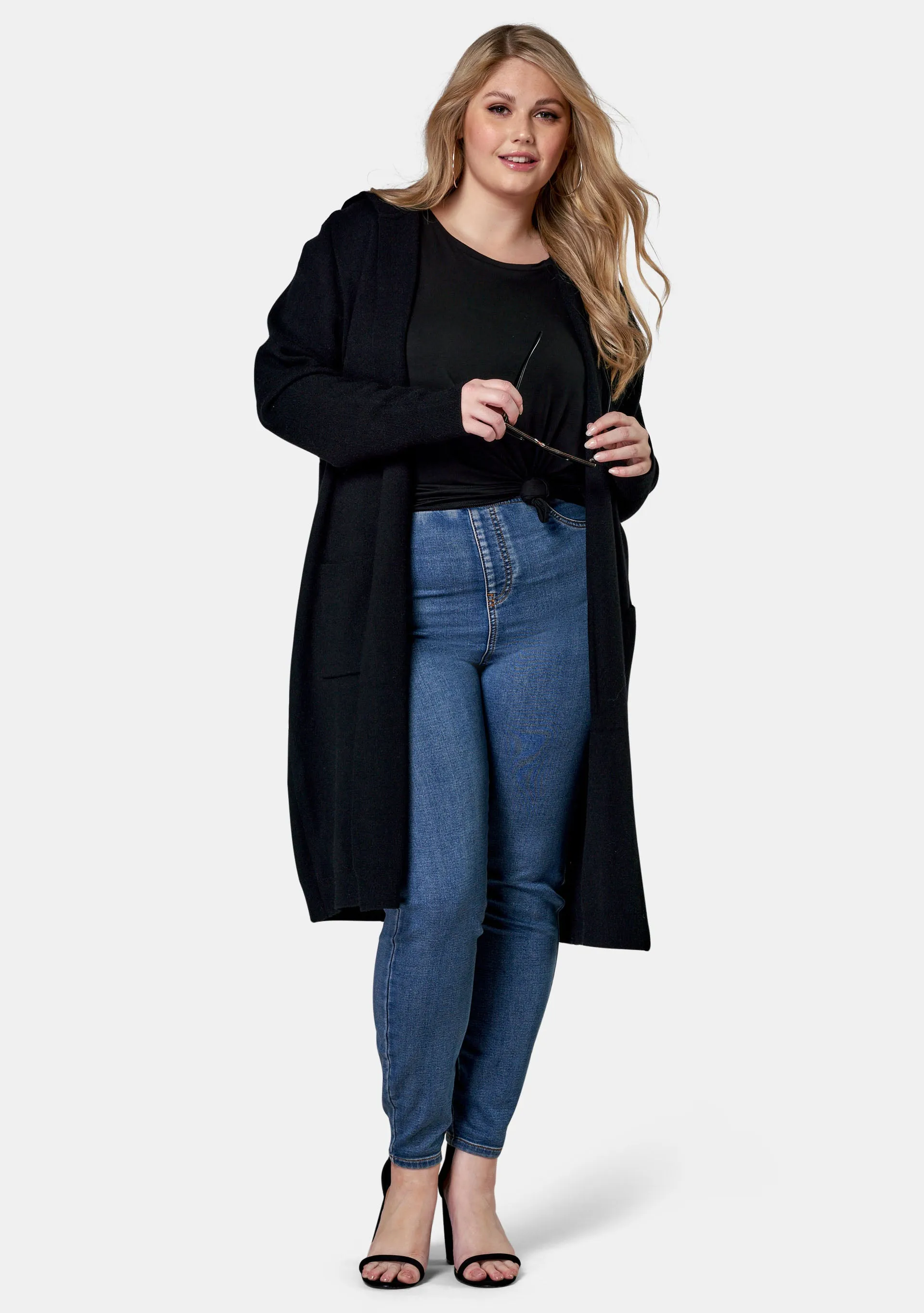 Hattie Hooded Longline Cardi