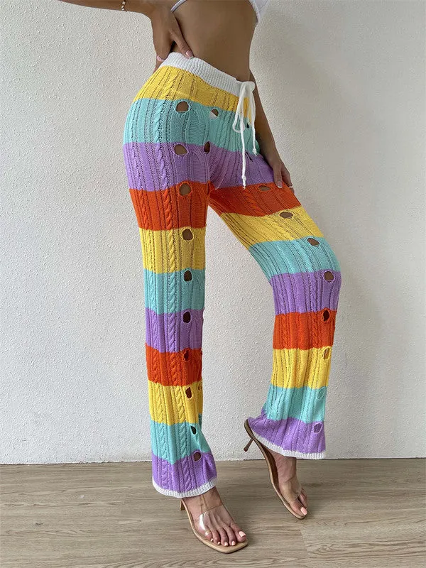 Horizontal Striped Trouser Multicolor