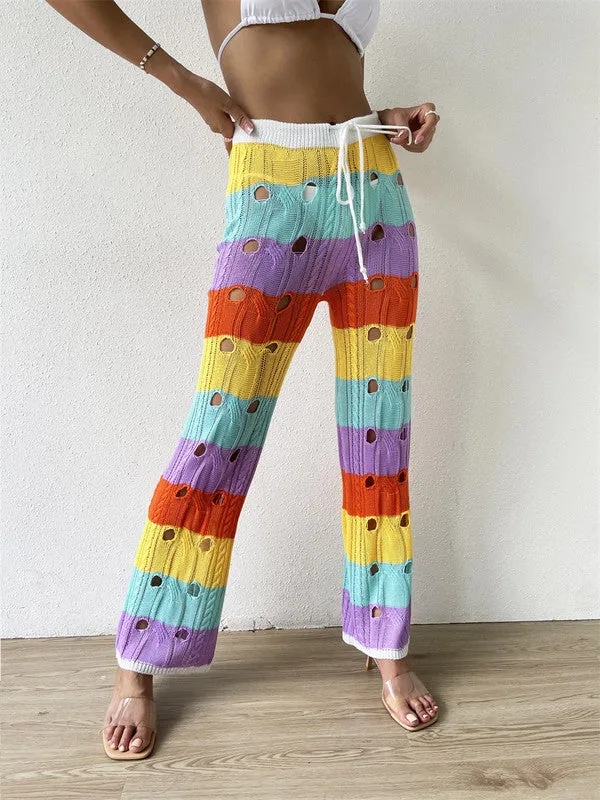 Horizontal Striped Trouser Multicolor