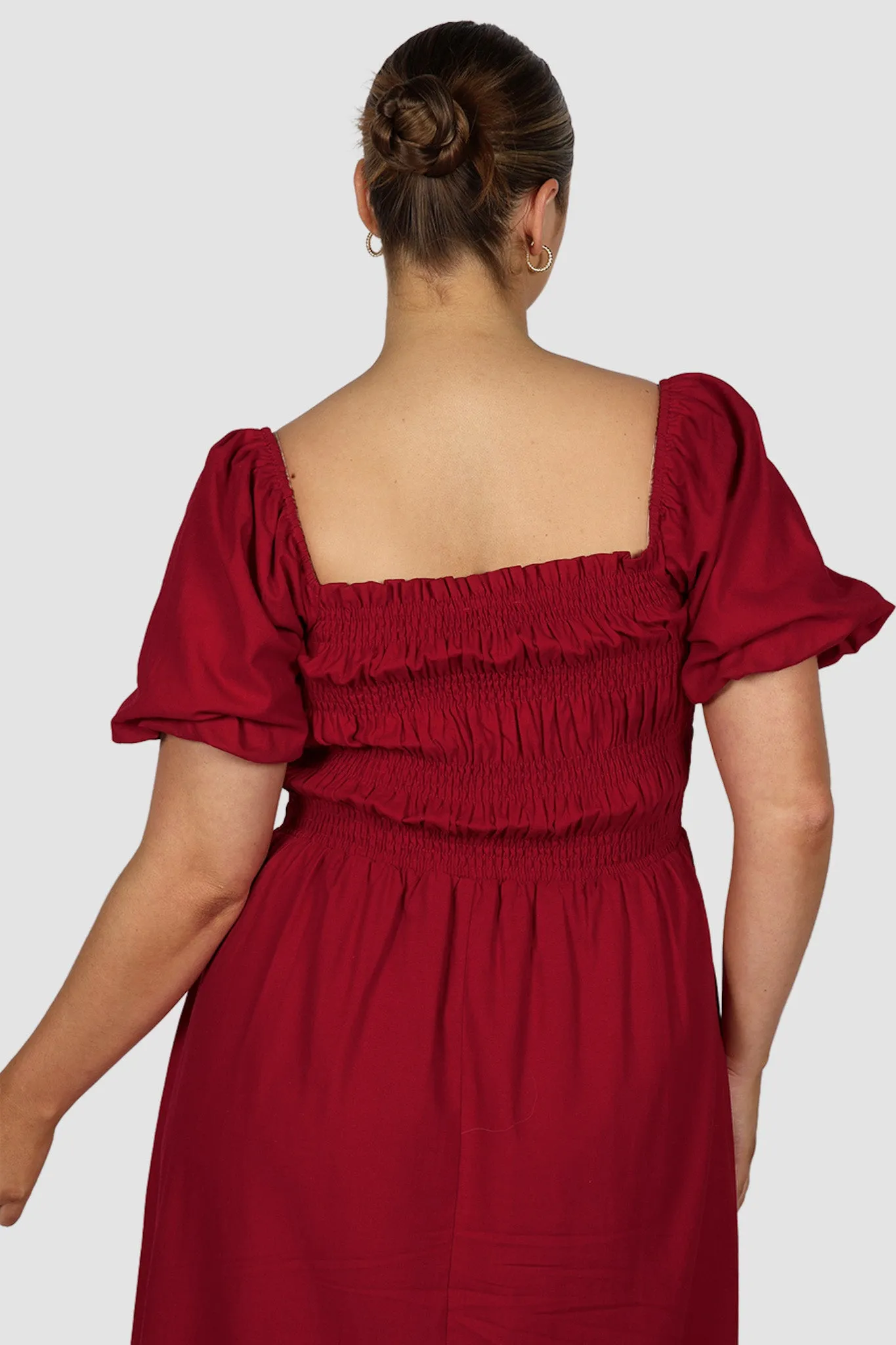 ISMAE MAXI DRESS RED