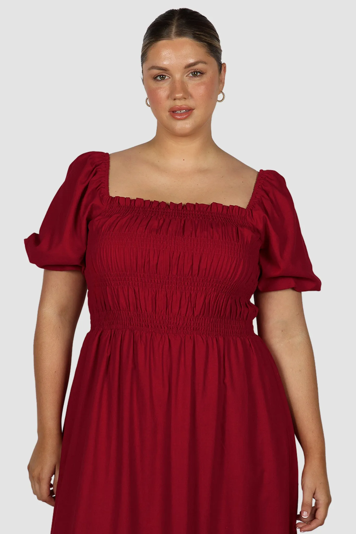 ISMAE MAXI DRESS RED