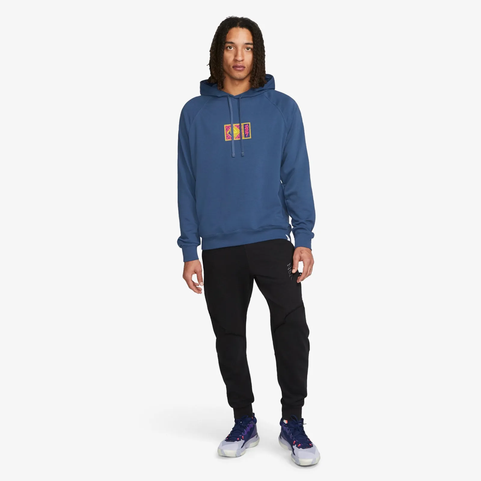 Jordan X Zion Dri-FIT French Terry Hoodie - Navy