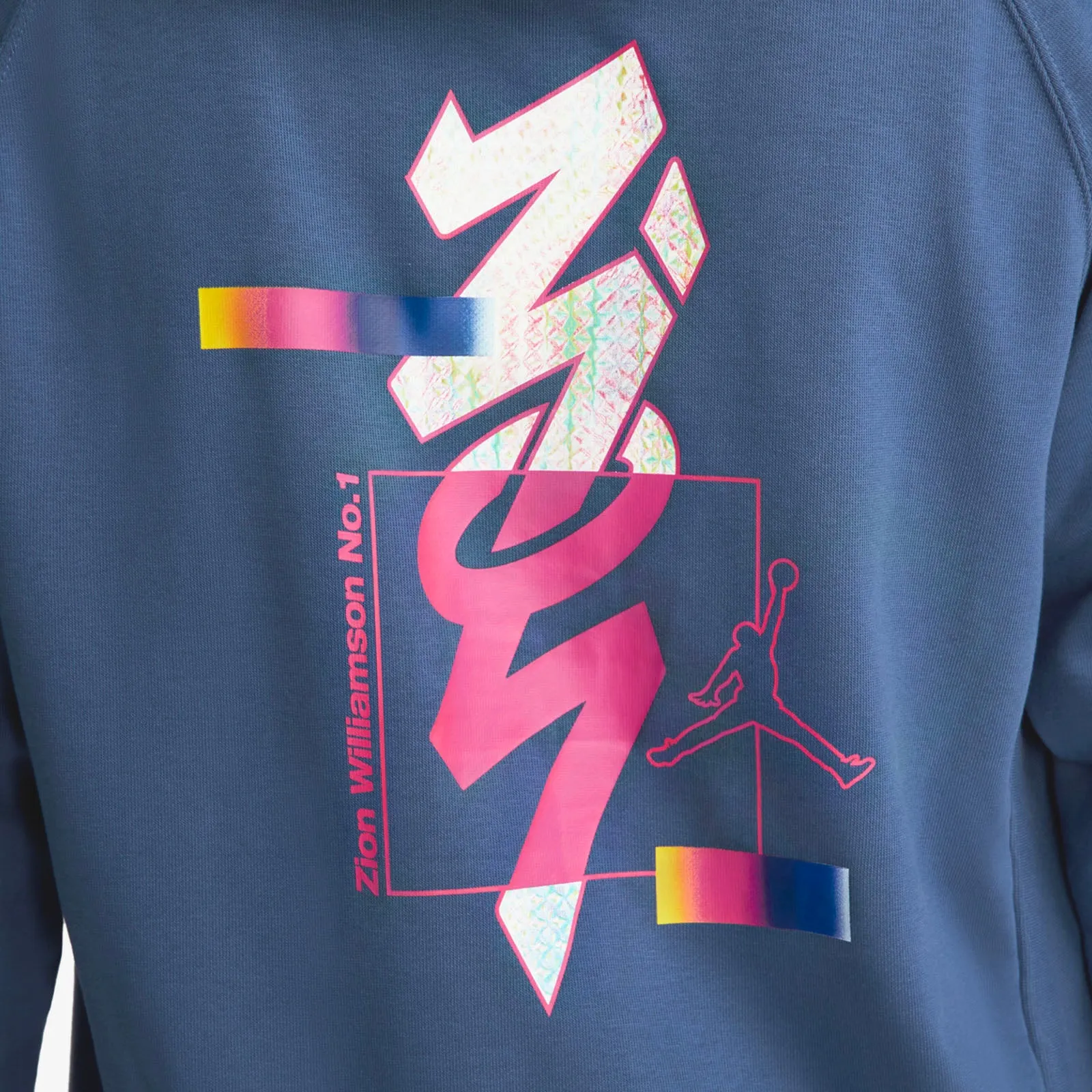 Jordan X Zion Dri-FIT French Terry Hoodie - Navy