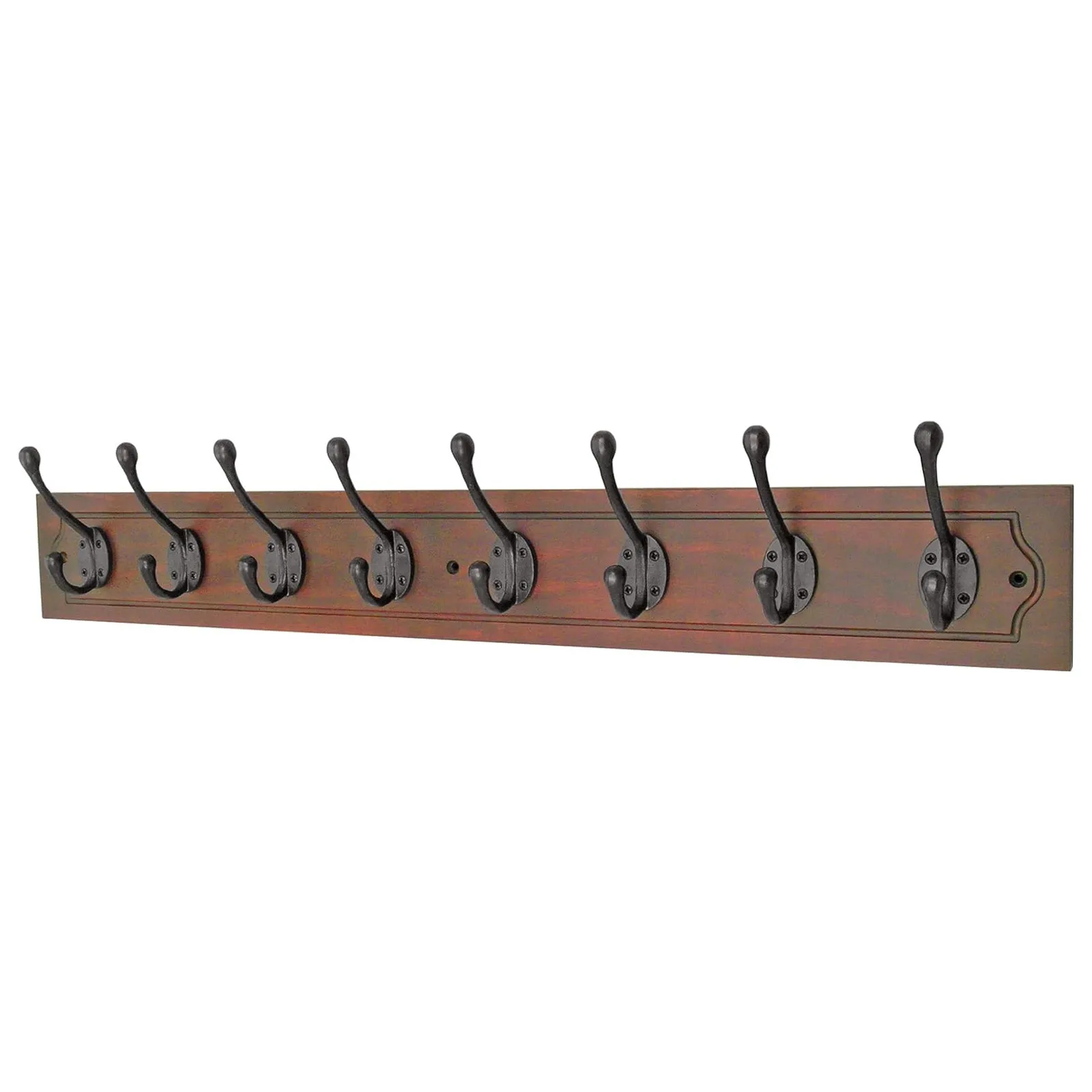 Keypak Vintage 8-Hook Wall-Mounted Coat Rack