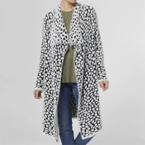 Long Spotted Eyelash Cardigan