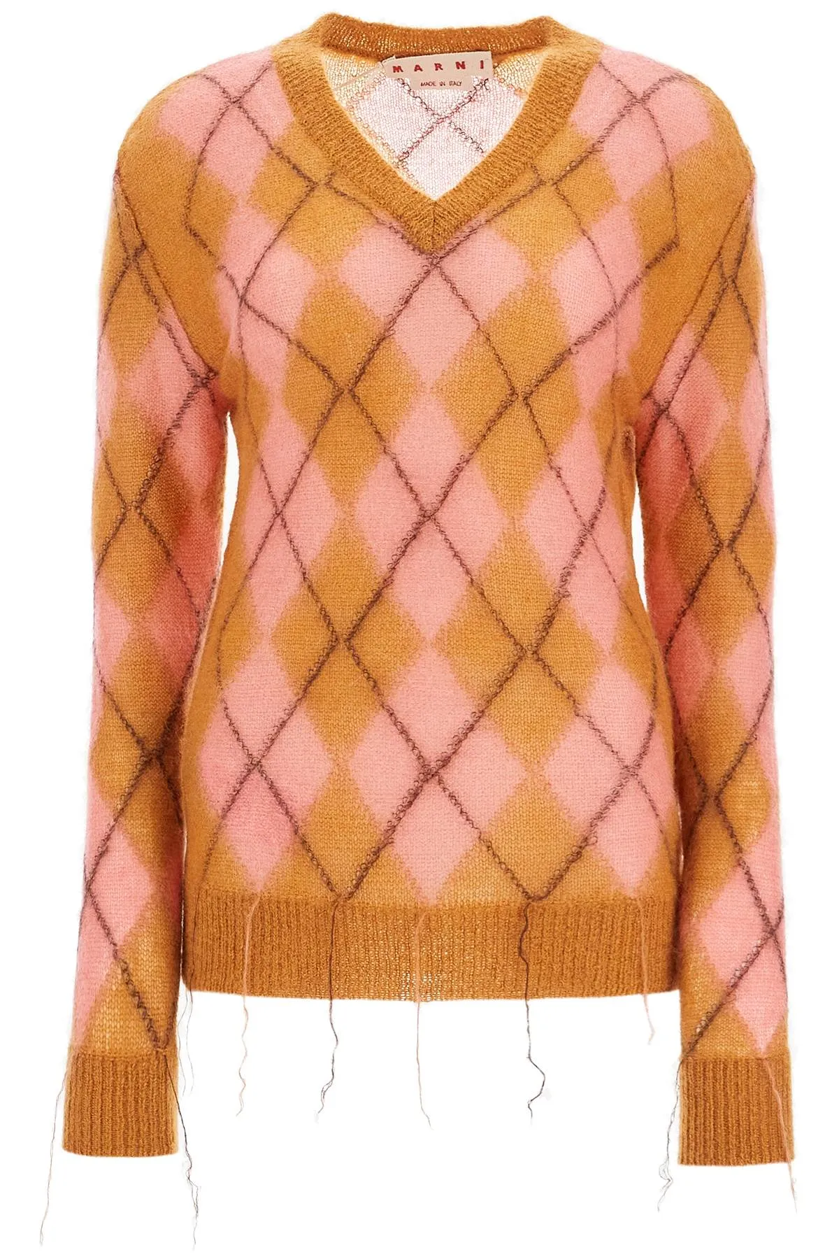 MARNI distressed mohair pullover