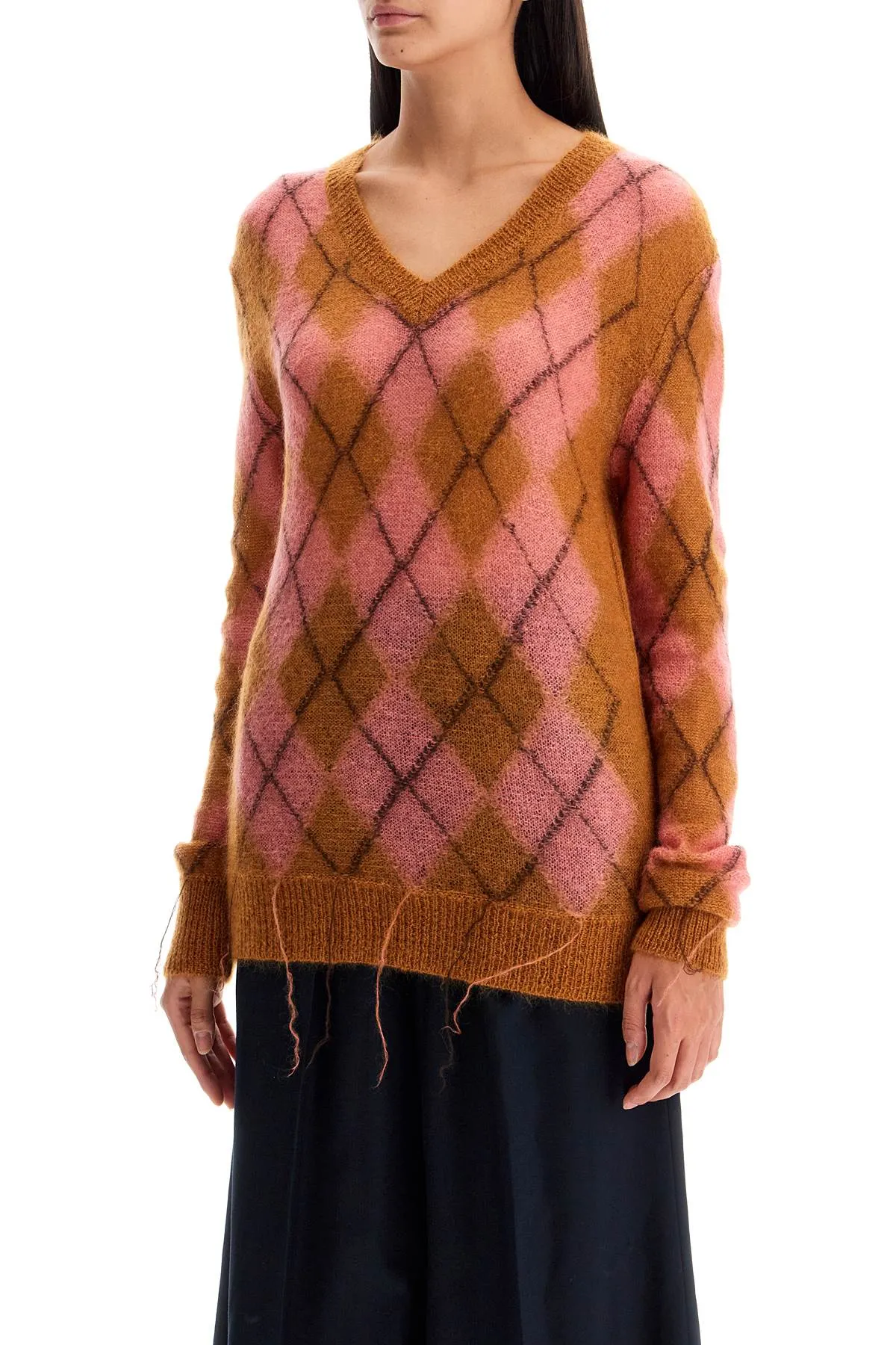 MARNI distressed mohair pullover