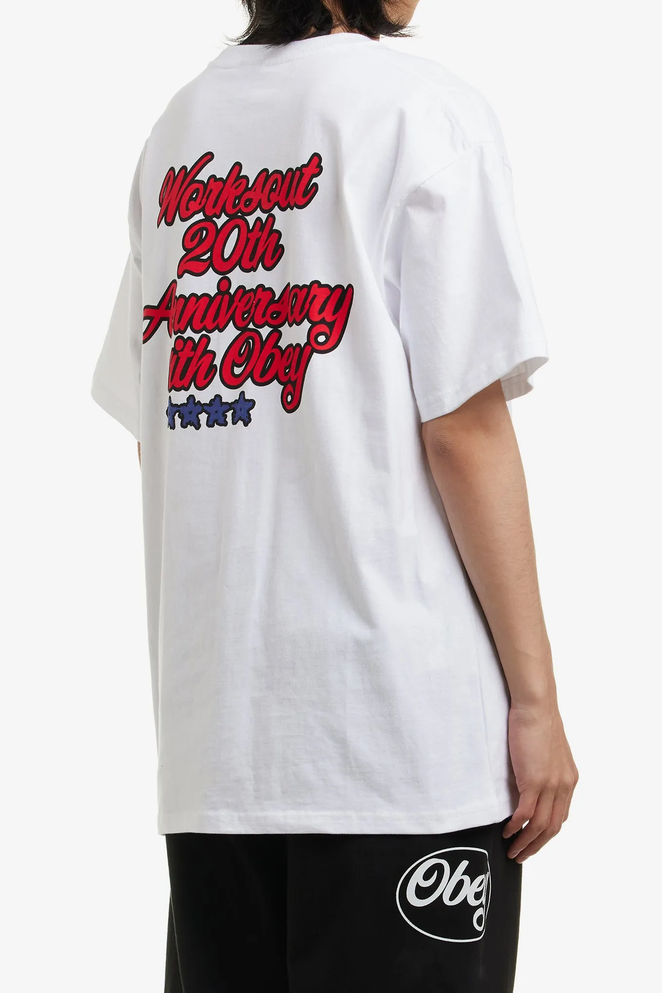 OBEY X WORKSOUT 20TH T-SHIRT