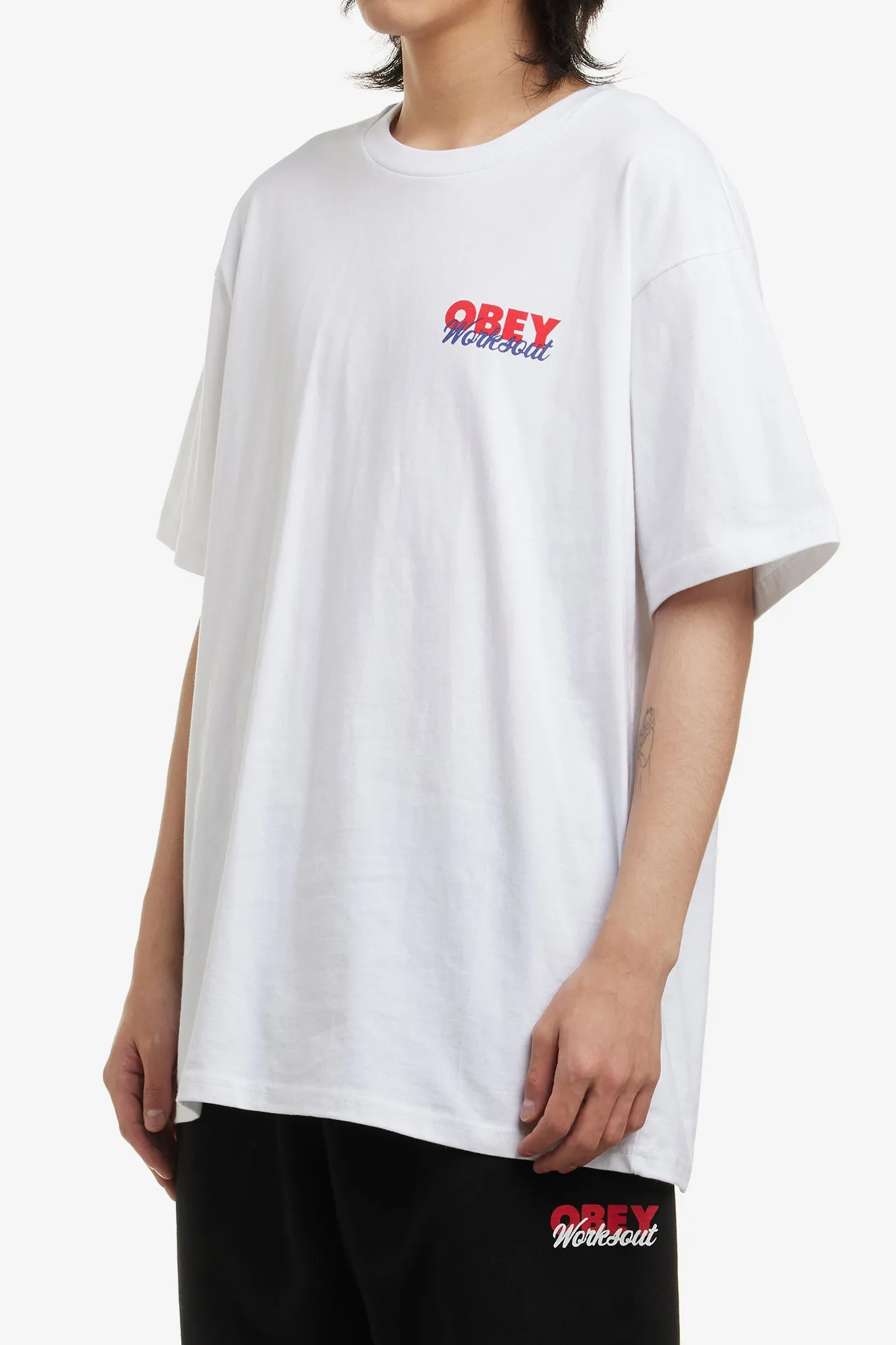 OBEY X WORKSOUT 20TH T-SHIRT