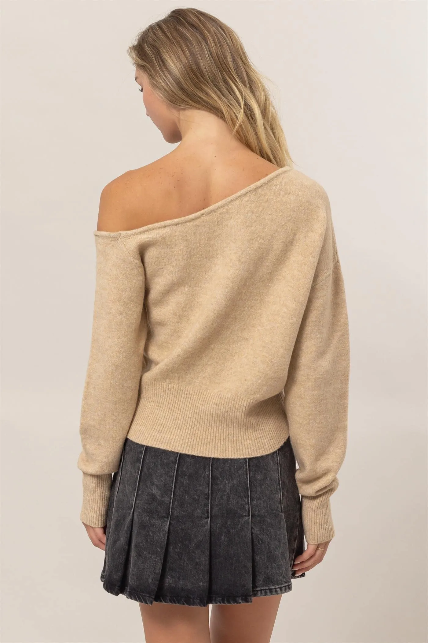 Off The Shoulder Sweater