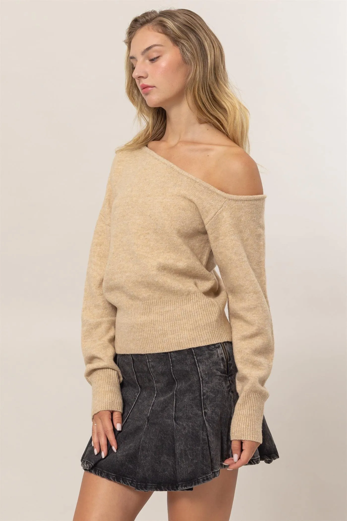 Off The Shoulder Sweater