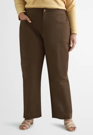 Onida Cargo Contrast Stitch Pocket Pants