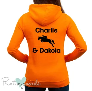 Personalised Jumping Equestrian Hoodie