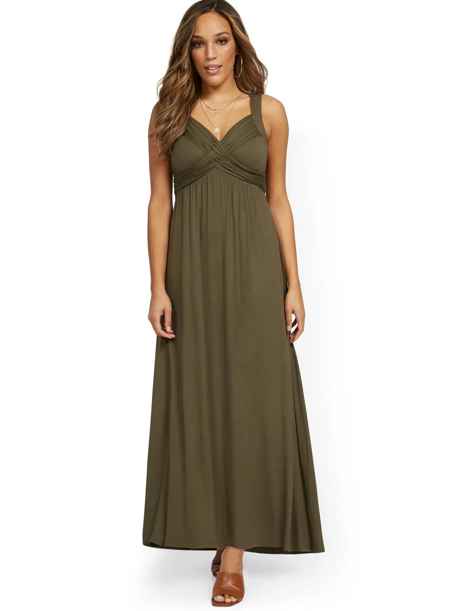 Petite Goddess Maxi Dress