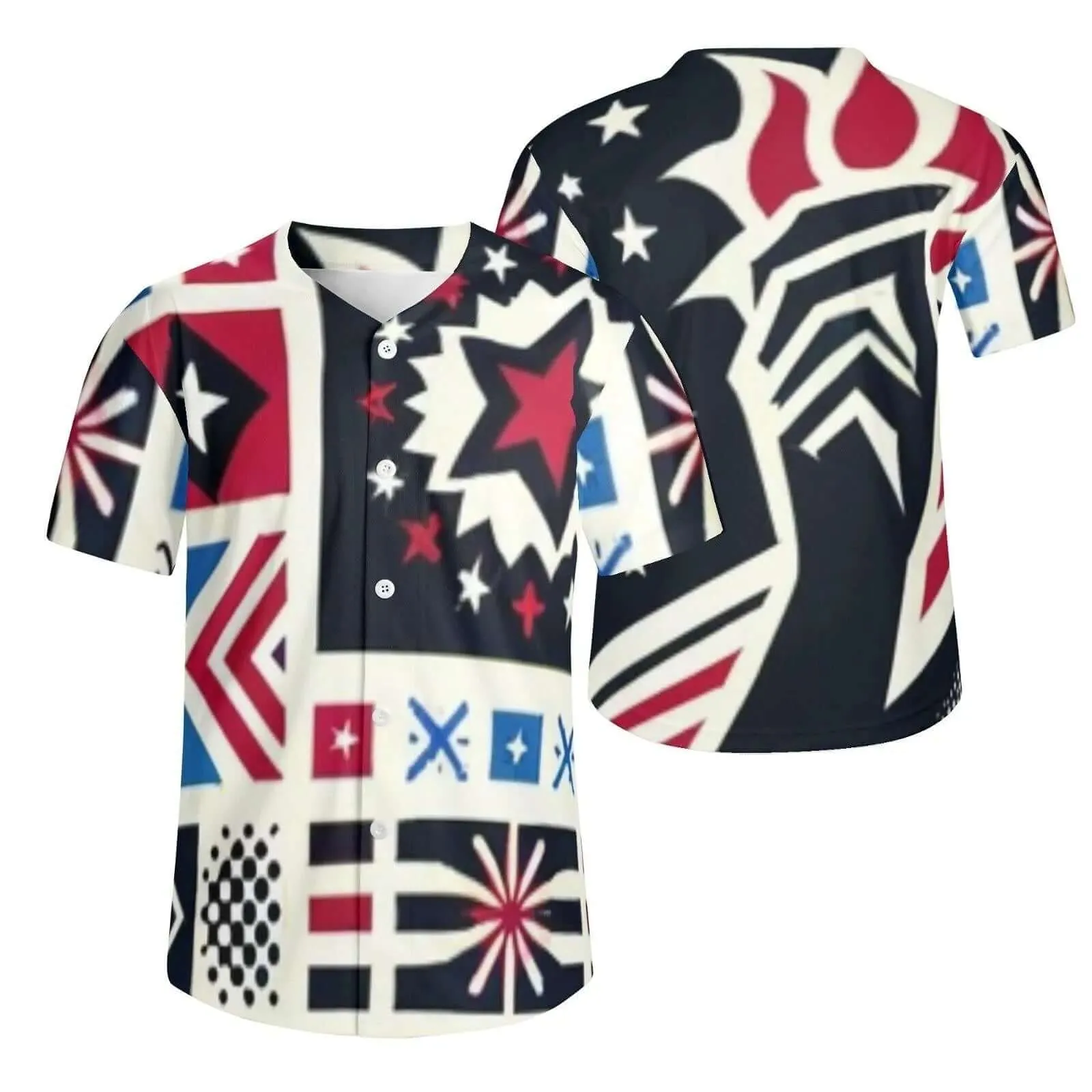 Red white and blue Lightweight Men's Jersey