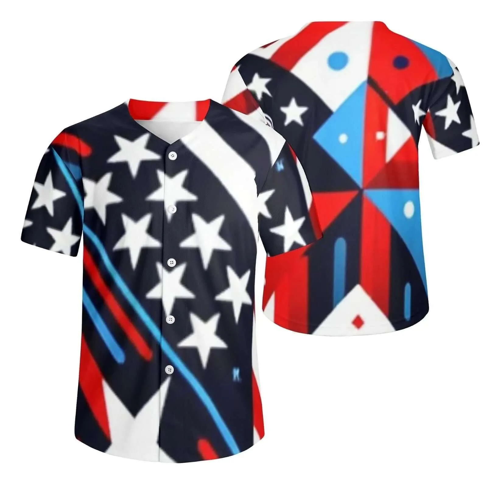 Red white and blue Lightweight Men's Jersey