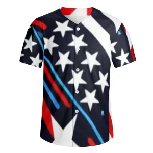 Red white and blue Lightweight Men's Jersey