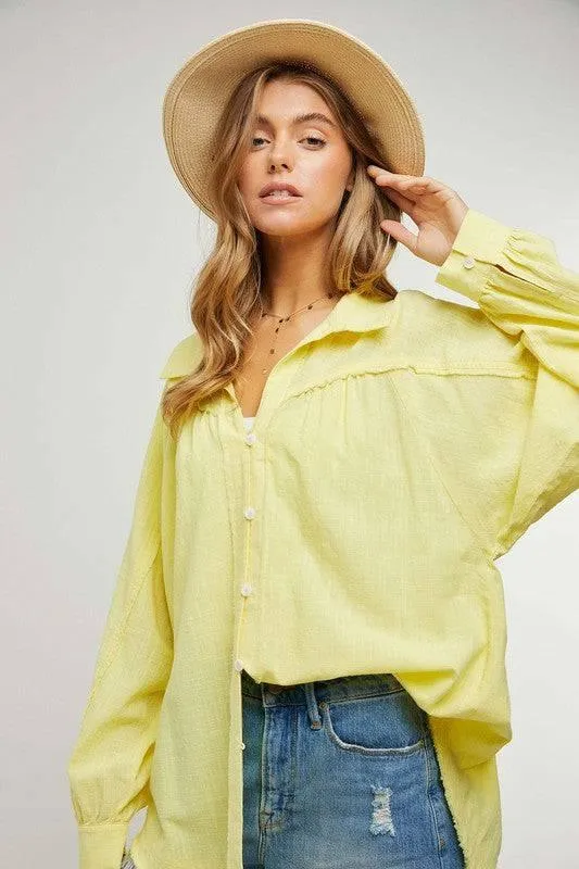 Relaxed Fit Cotton Shirt