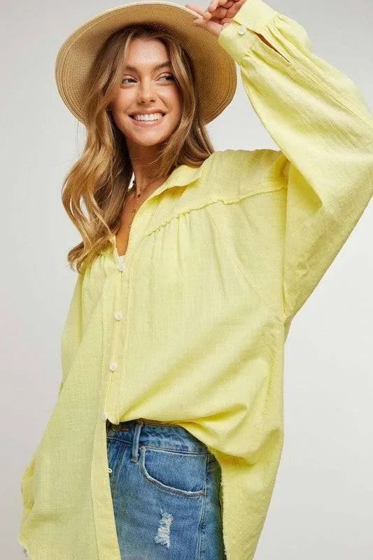 Relaxed Fit Cotton Shirt