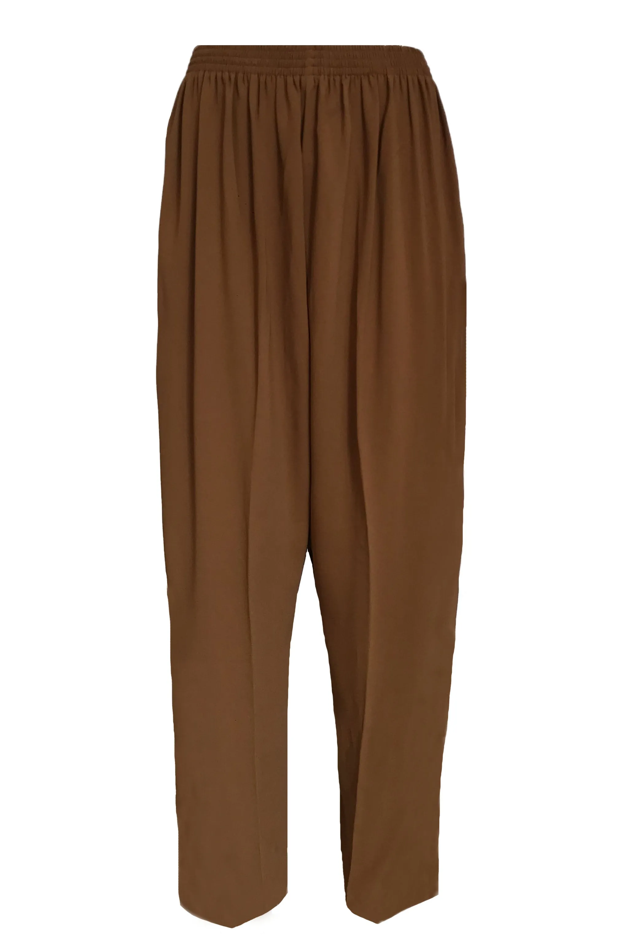 Rubber Waist Pant (Seluar Pinggang Bergetah) - Brown