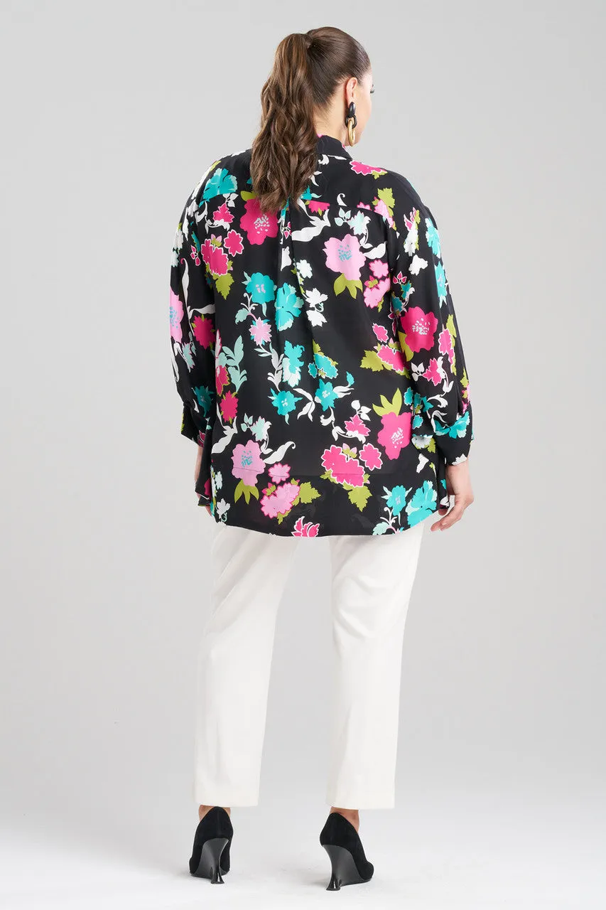 Tangier Printed Silk Georgette Top