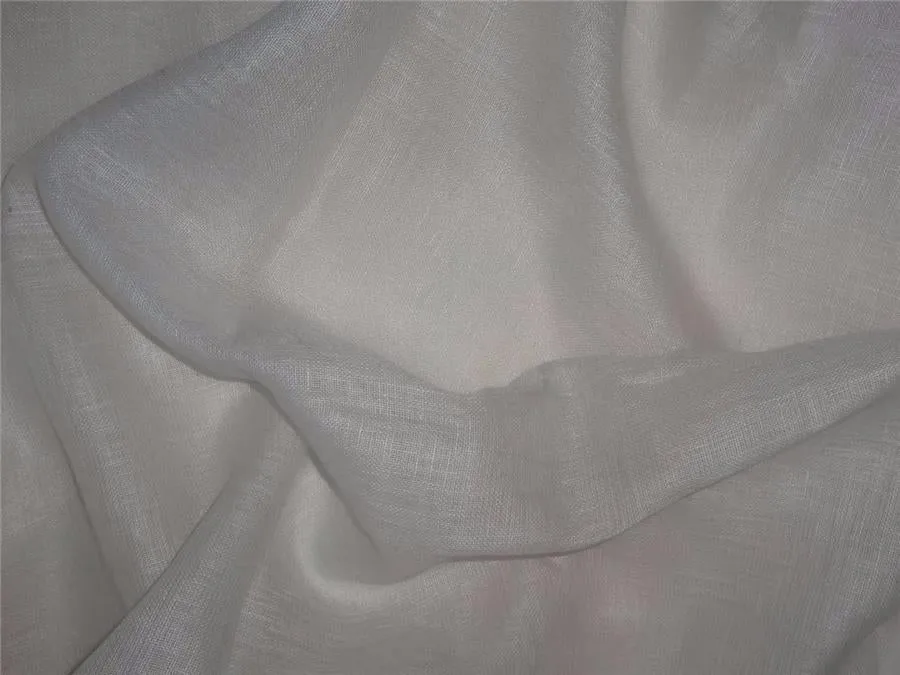 Thin 26 momme off white /light cream pure linen fabric 44&quot;wide *PKT41