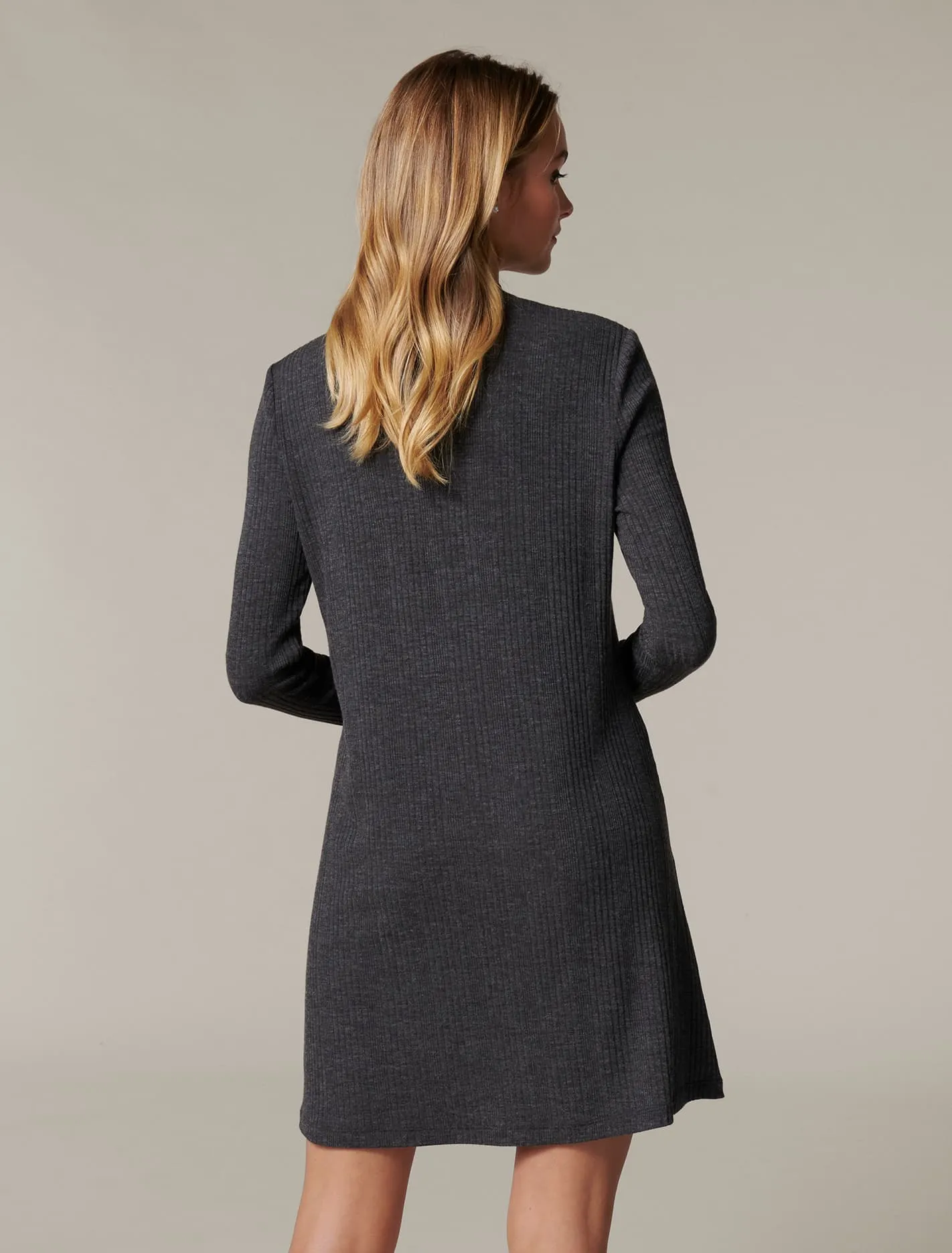 Vienna High Neck Shift Dress