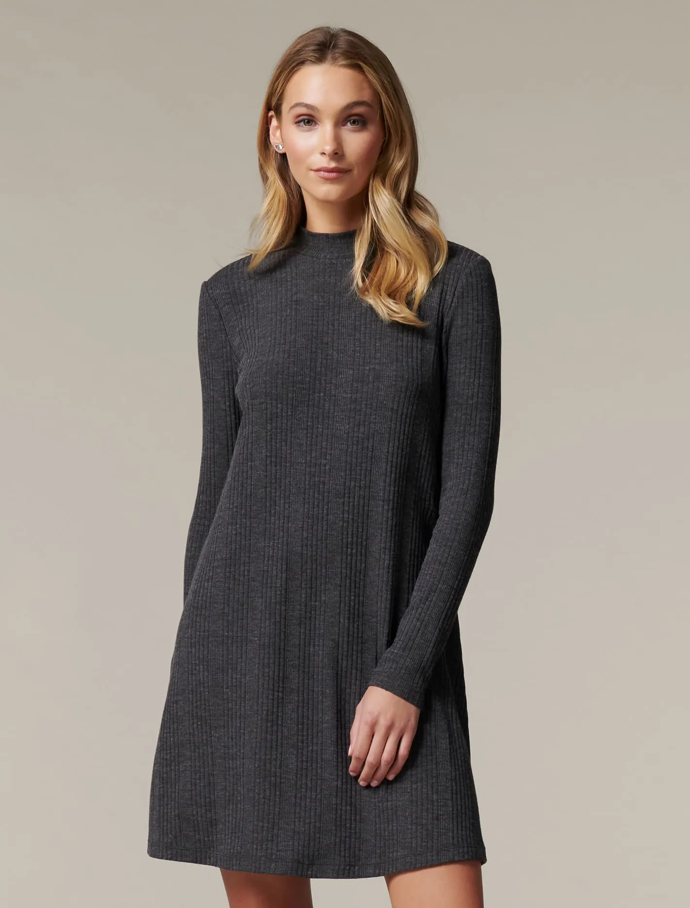 Vienna High Neck Shift Dress