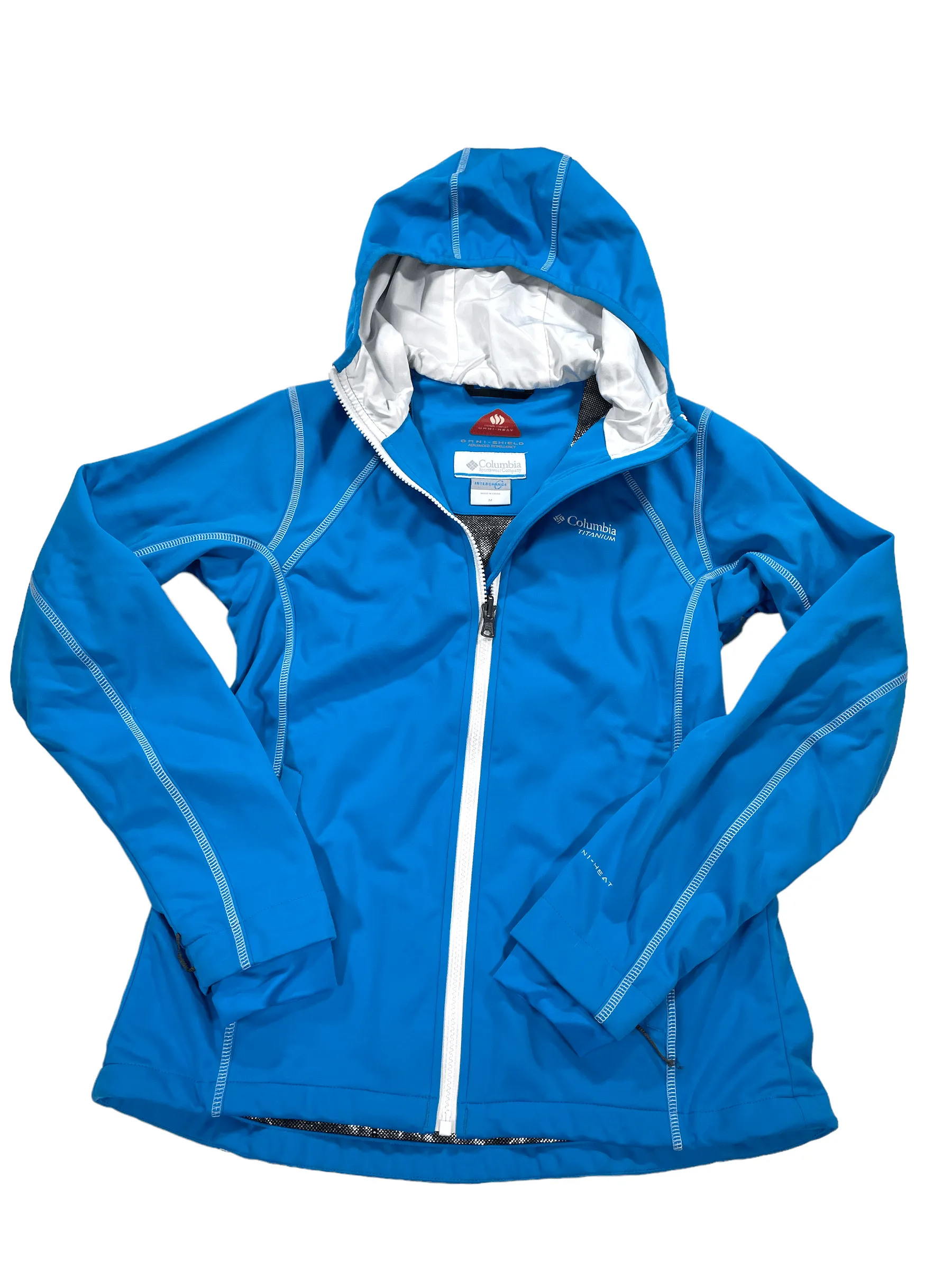 Women's PFG Softshell Stretch Hooded Jacket