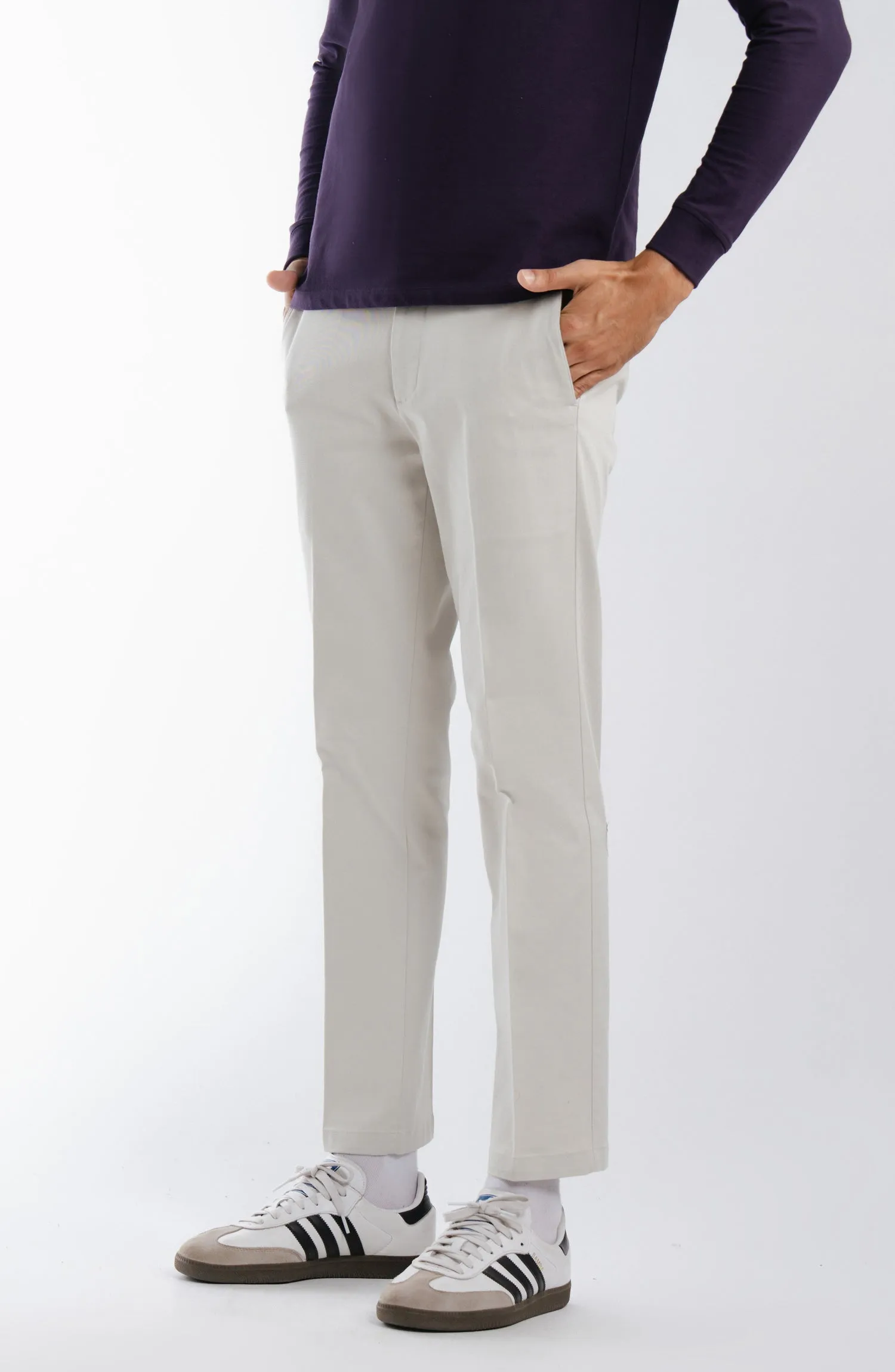 Wrinkle Free Pants - Beige